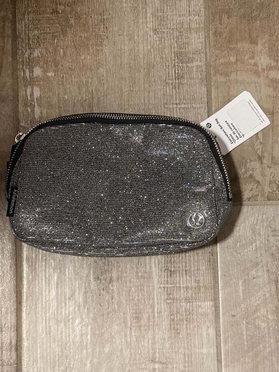 Lululemon Other - Lululemon Everywhere Belt Bag 1L Glitter Dark Silver NWT